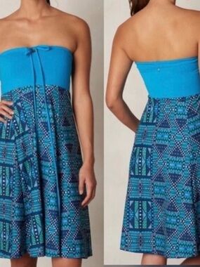 PrAna Solana Convertible Strapless Halter Dress Size Medium